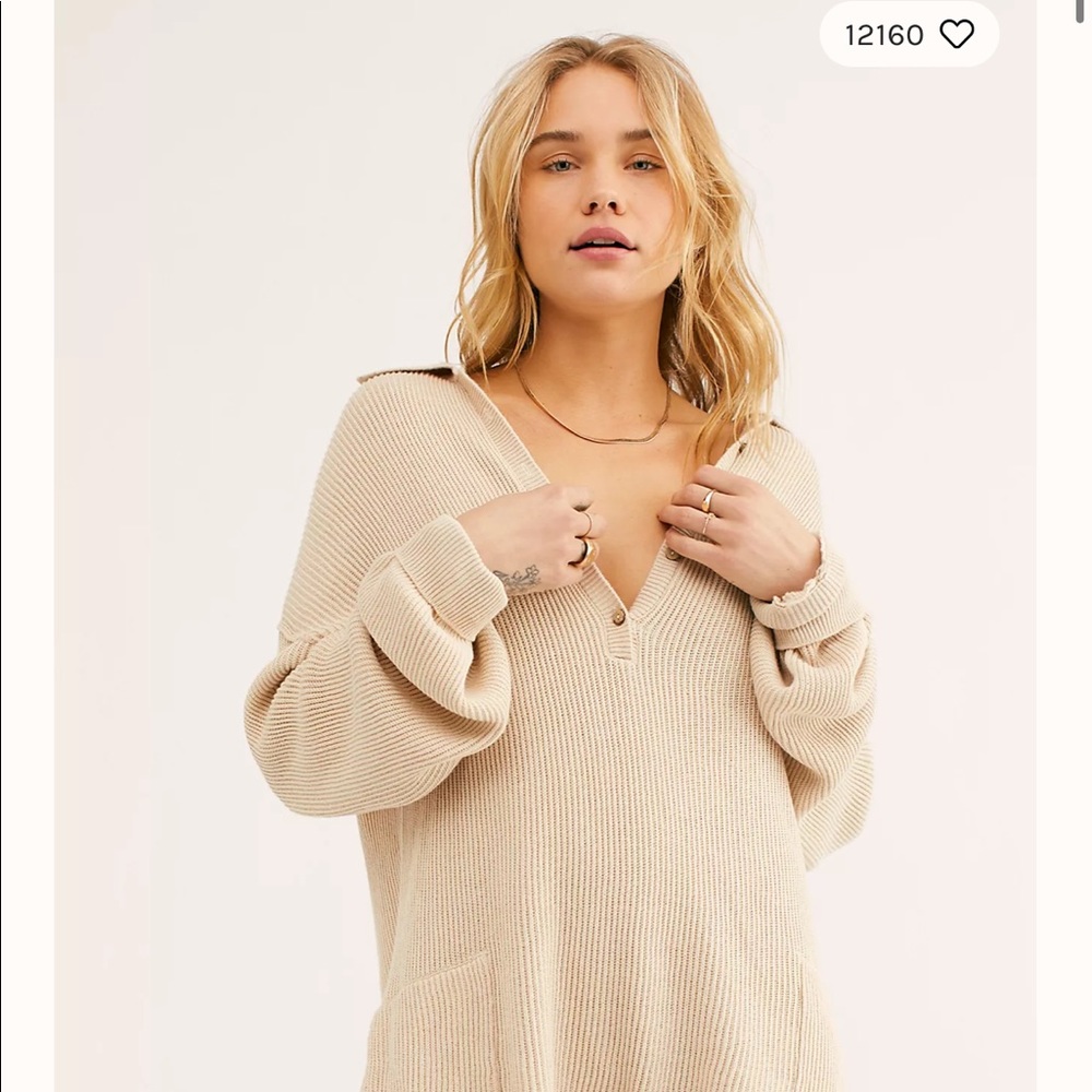 Free People new without tags size XL beige romper